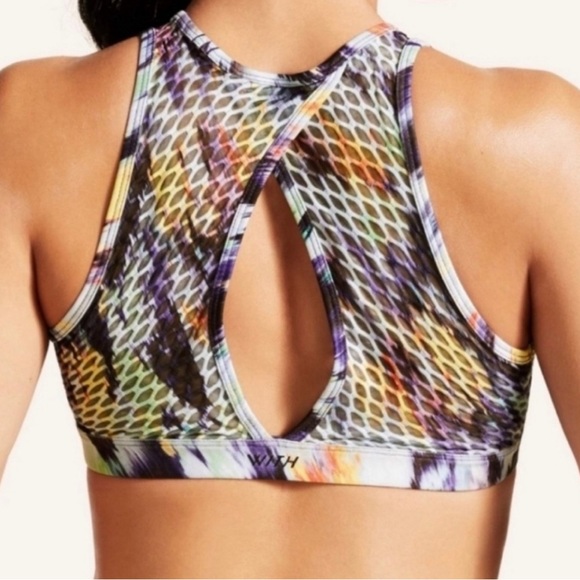 Peloton Composite Multicolor High Neck Sport Bra Small - Picture 2 of 15